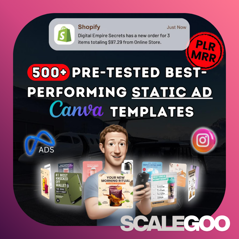 Meta Static Ad Creatives Canva Templates – 500+ Proven Designs That Convert